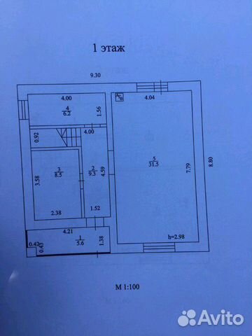 Коттедж 130 м² на участке 7 сот.