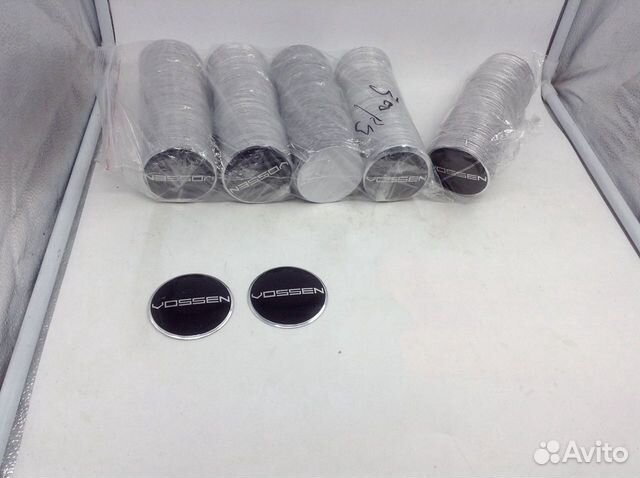 Наклейки на колпачки Vossen 56мм 60мм 65мм
