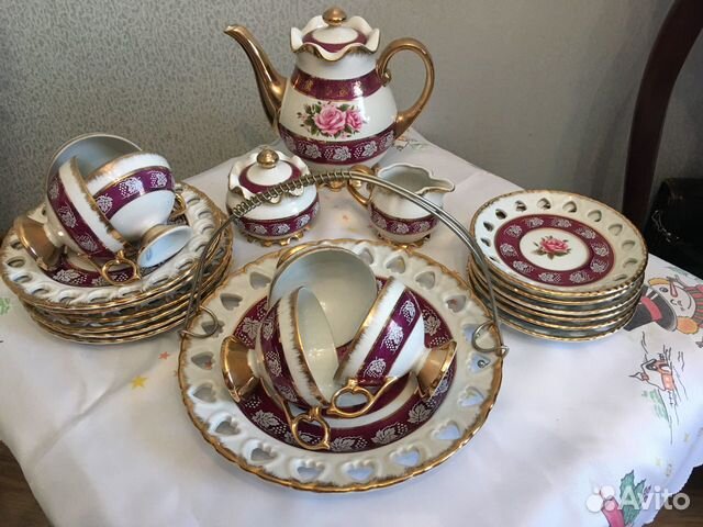 Чайный фарфоровый сервиз Мадонна (Япония)