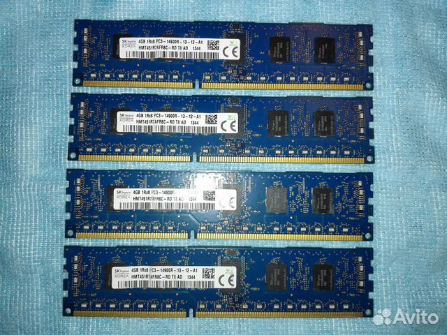 Память SK hynix REG 16Gb 4x4Gb PC3-14900R-13-12-A1 Память SK hynix REG 16Gb 4x4Gb PC3-14900R-13-12-A1
