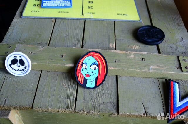 Halloween Sally пвх нашивка с липучкой Halloween Sally пвх нашивка с липучкой