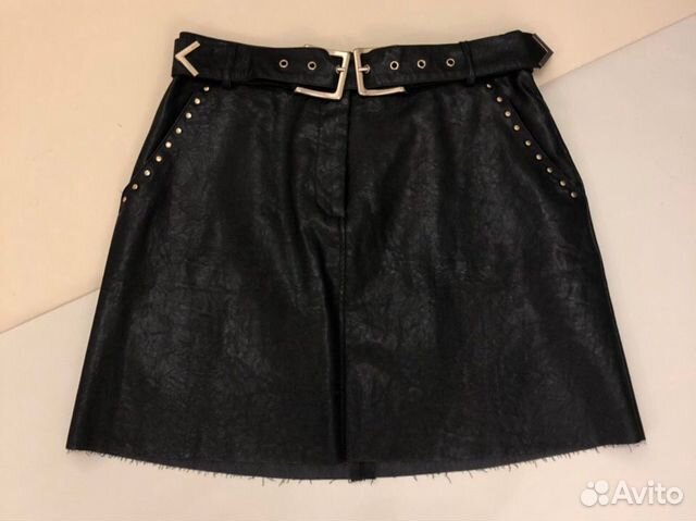 Кожаная юбка Zara
