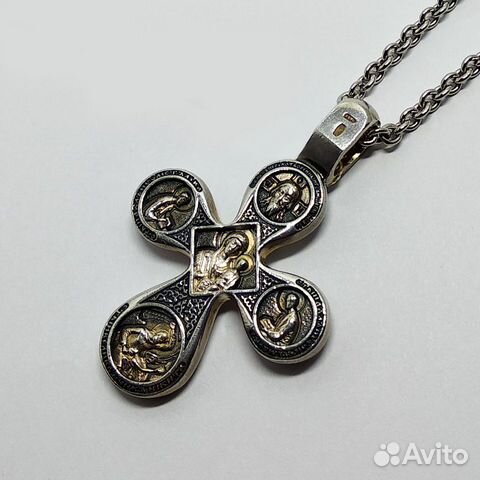 Крест серебряный 925 пробы