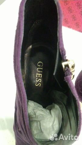 Ботильоны Guess фиолетовые новые Ботильоны Guess фиолетовые новые