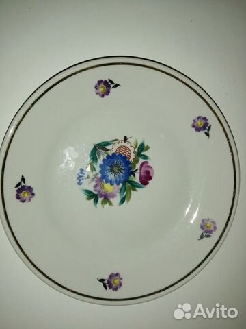 Фарфоровые винтажные тарелки СССР