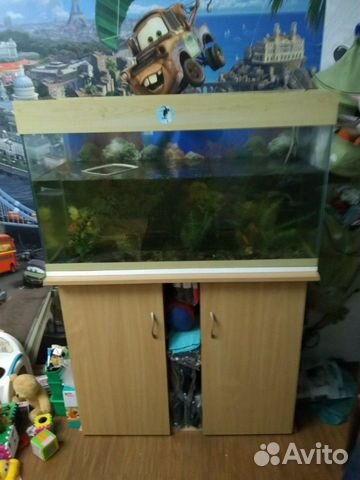 Продам аквариум с тумбой купить на Зозу.ру - фотография № 1