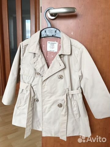 Тренч Zara Beby Girl на девочку 1,5-2 года Тренч Zara Beby Girl на девочку 1,5-2 года