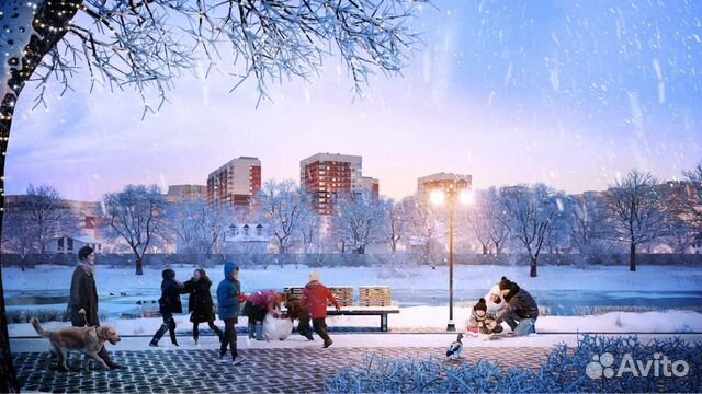 1-к квартира, 31.3 м², 12/17 эт.