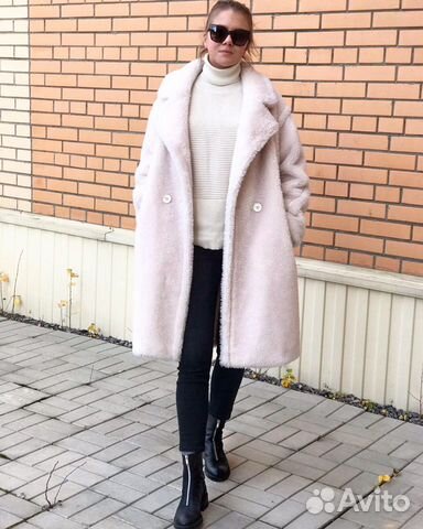 Пальто из овчины Max Mara