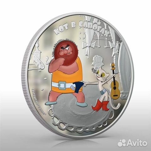 Карандаш Кот в сапогах Чиполлино серебро 999 унция Карандаш Кот в сапогах Чиполлино серебро 999 унция