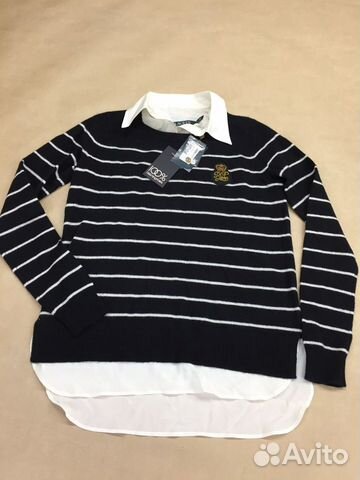 Ralph Lauren свитер кашемировый с гербом 40-44 Ralph Lauren свитер кашемировый с гербом 40-44