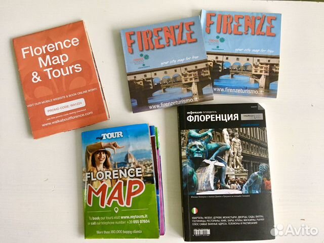 Флоренция Florence Firenze карта города