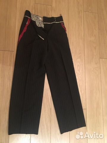 Брюки кюлоты Kenzo, p36, оригинал, шерсть 100 Брюки кюлоты Kenzo, p36, оригинал, шерсть 100