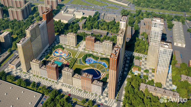 2-к квартира, 47.7 м², 28/39 эт.