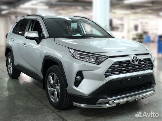 Защита передняя d-60 на Toyota Rav-4 c 2019 г