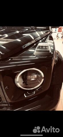 Чёрные фары на G63 2019 гелендваген Чёрные фары на G63 2019 гелендваген
