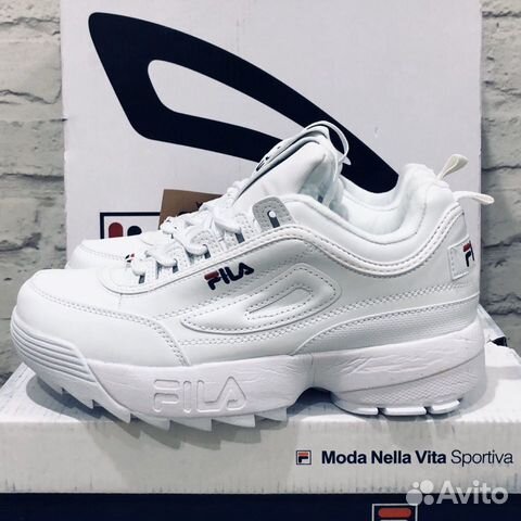 Утеплённые кроссовки в стиле фила - fila disruptor