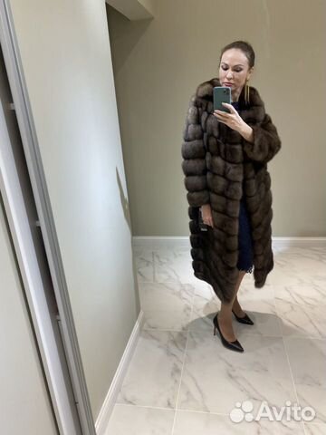 Шуба из баргузинского соболя Шуба из баргузинского соболя