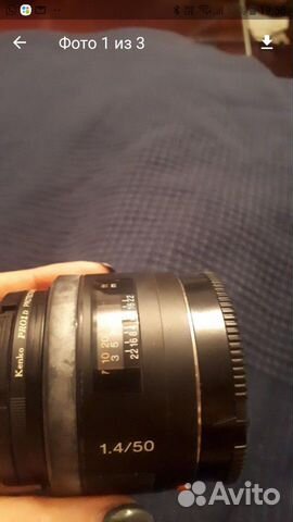 Объектив sony 50mm 1.4 Объектив sony 50mm 1.4