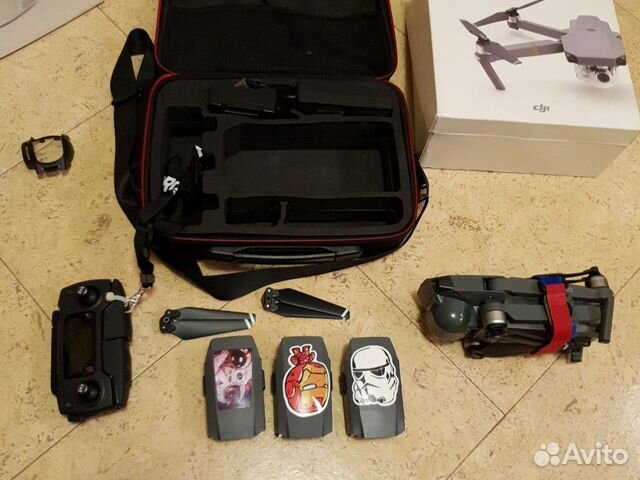 Квадрокоптер dji mavic pro combo +комплектующие