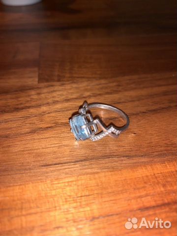 Серебряное кольцо с фианитами