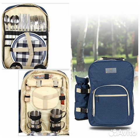 Туристический набор посуды Chanodug (рюкзак) Туристический набор посуды Chanodug (рюкзак)