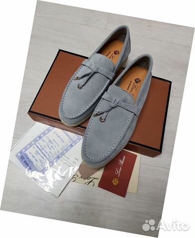 Лоферы замшевые Loro Piana Лоферы замшевые Loro Piana