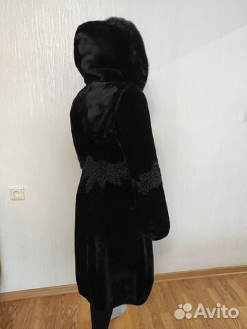 Шуба из цигейки