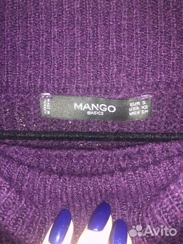 Фиолетовый свитер Mango