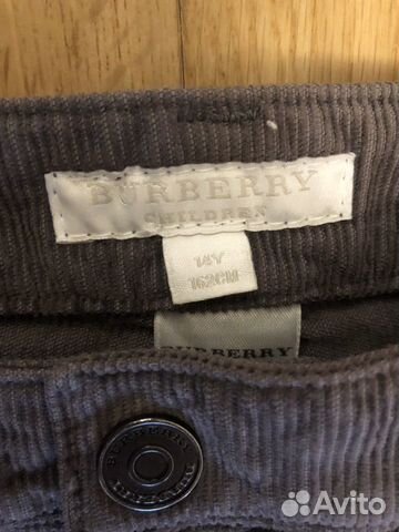 Брюки вельветовые burberry Брюки вельветовые burberry