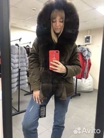 Парка с мехом песца Парка с мехом песца