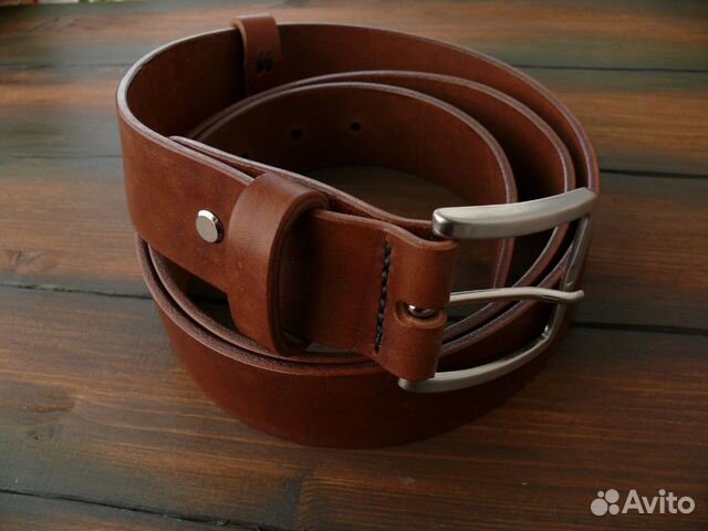 Ремень из натуральной кожи ручной работы Ремень из натуральной кожи ручной работы