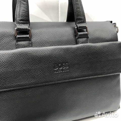 Новая мужская кожаная сумка портфель Hugo Boss Новая мужская кожаная сумка портфель Hugo Boss