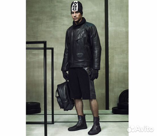 Alexander Wang x H&M кожаная куртка (L-XL)