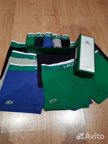 Мужской комплект трусы+носки Lacoste Мужской комплект трусы+носки Lacoste
