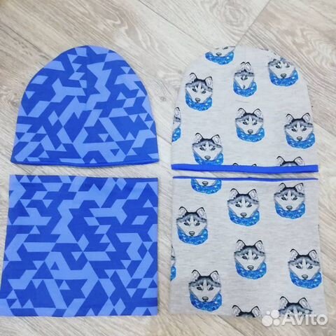 Комплект шапка и снуд