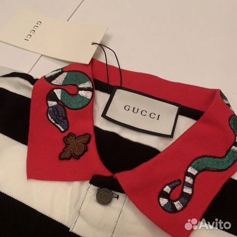 Футболка поло Gucci snake размер С Футболка поло Gucci snake размер С