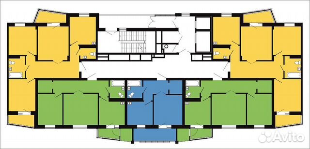 2-к квартира, 60 м², 10/13 эт.