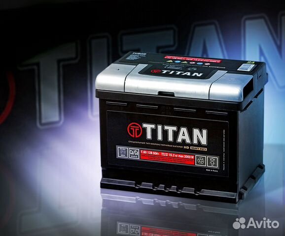 Аккумулятор titan standart 6CT-60