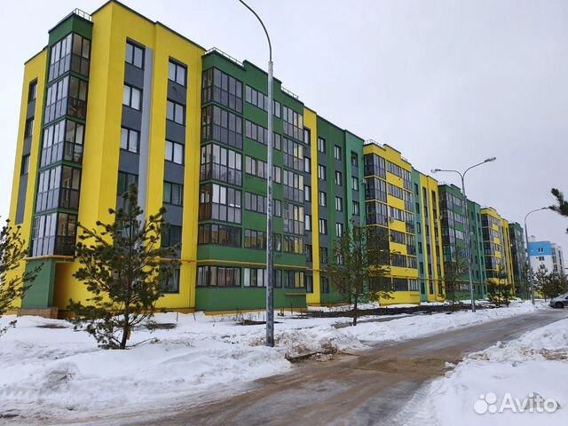 2-к квартира, 39.3 м², 1/6 эт.