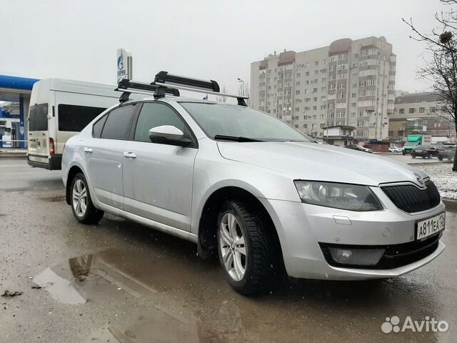 Багажник на крышу Шкода Октавия А7, Атлант