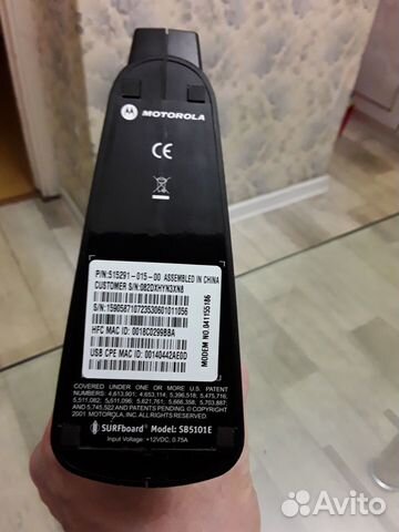 Кабельный модем Motorola surfboard SB5101E Кабельный модем Motorola surfboard SB5101E