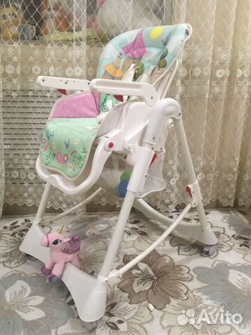 Стульчик для кормления sweet baby happy land oval