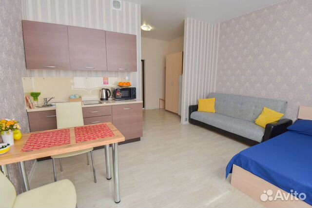 

Квартира-студия, 26 м², 2 кровати