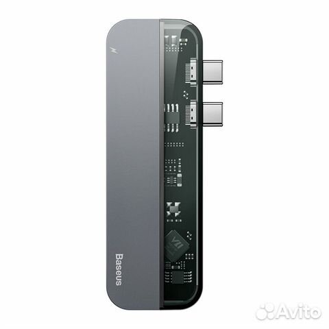 Хаб Baseus Dual Type-C на Type-C*2+USB3.0*2+hdmi*1 Хаб Baseus Dual Type-C на Type-C*2+USB3.0*2+hdmi*1