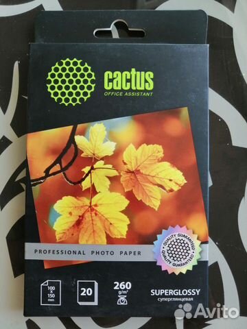 Фотобумага Cactus 10*15