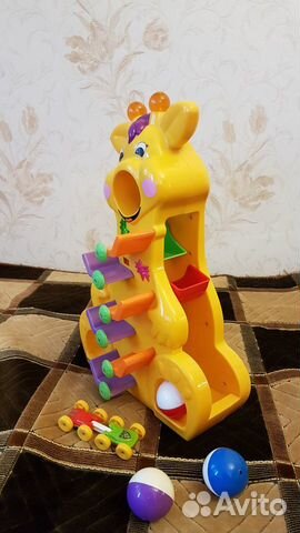 Kiddieland Киддиленд Жираф Куб Самолет Корова 4шт Kiddieland Киддиленд Жираф Куб Самолет Корова 4шт