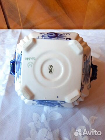 Конфетница, сахарница Гжель Конфетница, сахарница Гжель