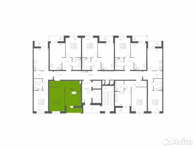 1-к квартира, 35.4 м², 14/17 эт.