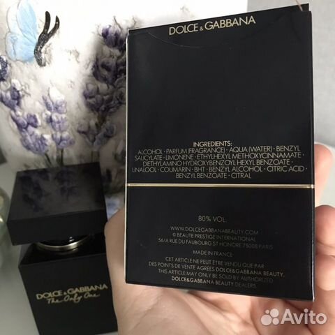 Духи dolce&gabbana the only one
